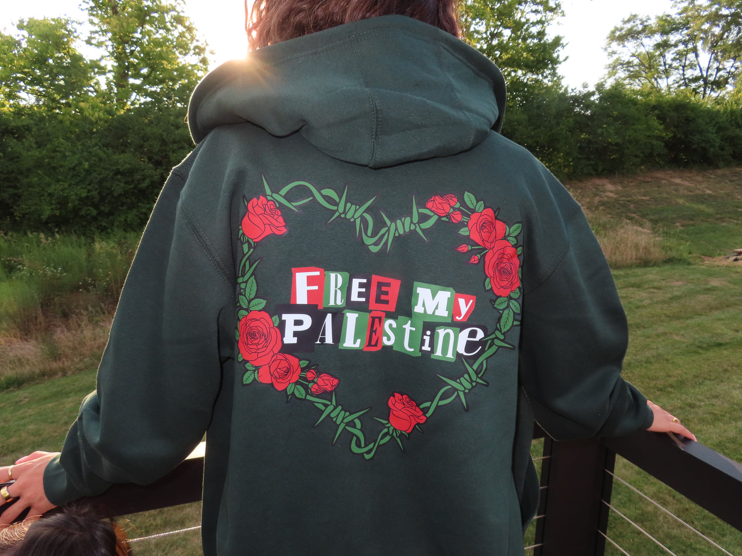 Free my Palestine Zip Up
