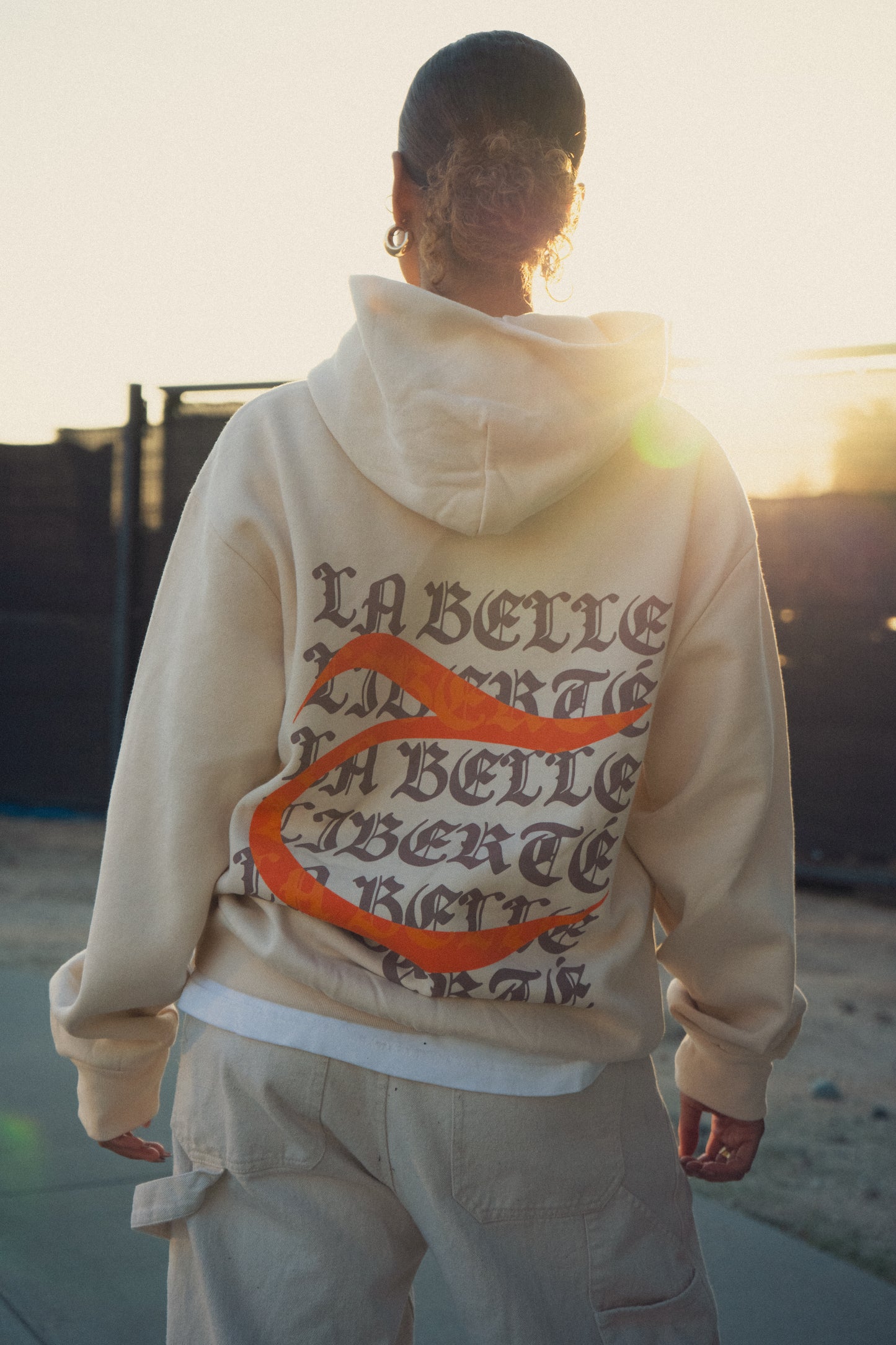 Liberté Hoodie in Cream